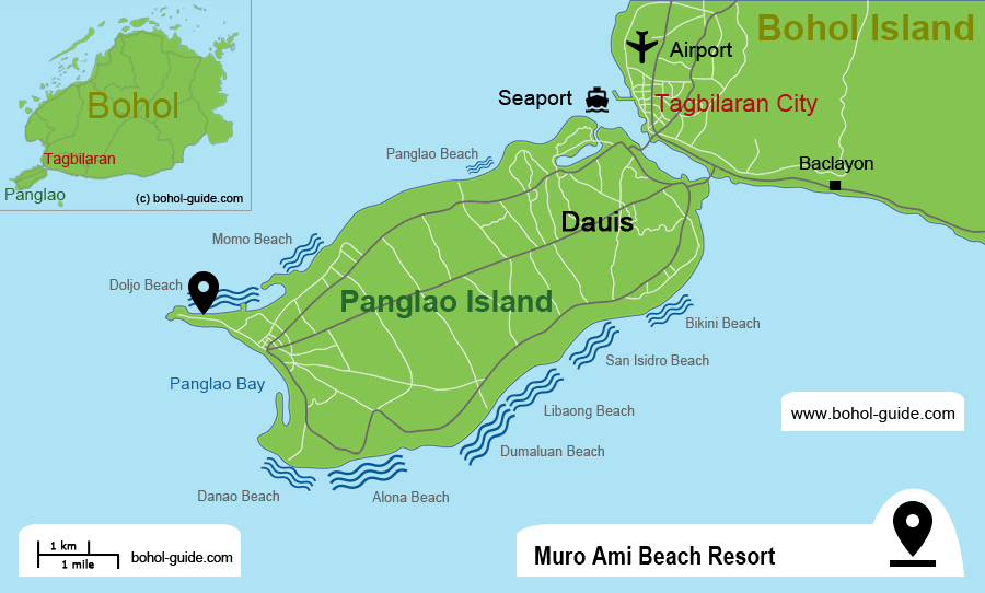 Muro Ami Beach Resort Location