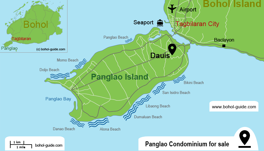 Panglao Condominiuim Location Map