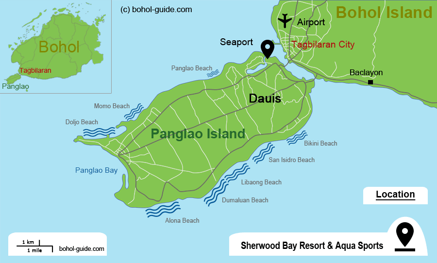Sherwood Bay Resort - Location Map