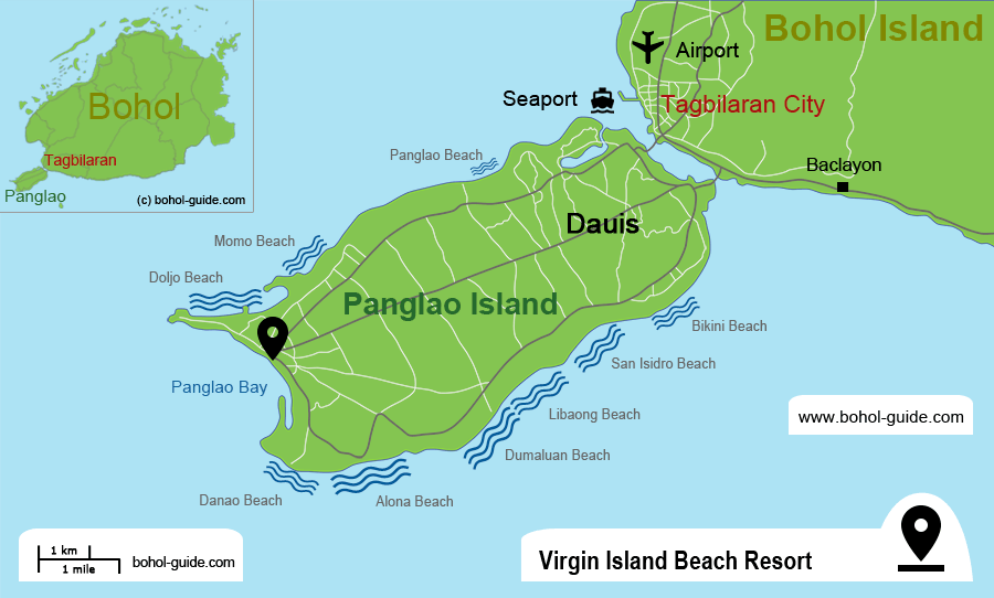 Virgin Island Beach Resort Location